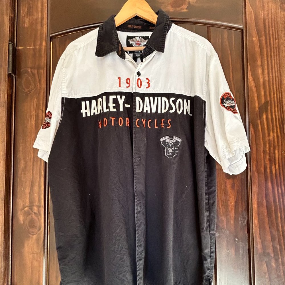 Harley Davidson  Button Down Short sleeve shirt